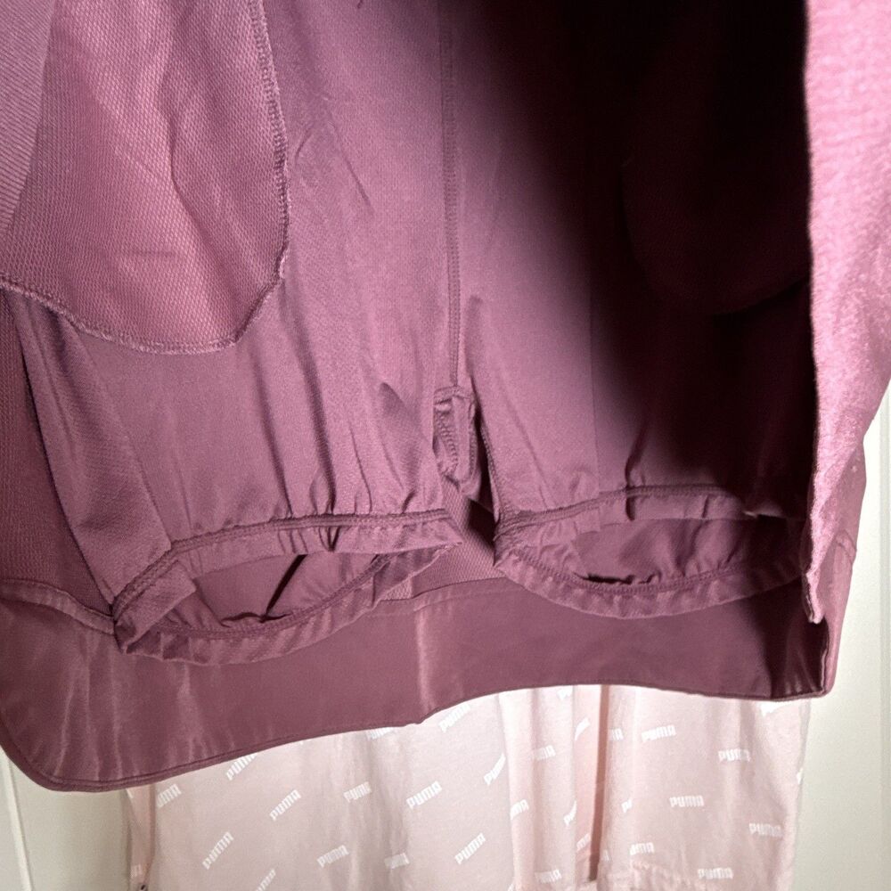 PUMA Women’s Athletic Skort L Pink/Purple 2pcPull-On Stretch Pockets Golf Tennis - Picture 11 of 16